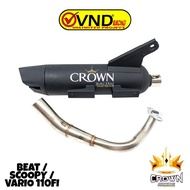 Tsukigi Standard Racing Exhaust VND AK 777 Beat / Scoopy / Vario 110fi