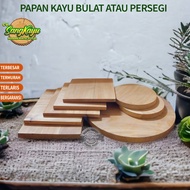 Wooden board 18x18x1.5m wooden cutting board craft material decoration 8