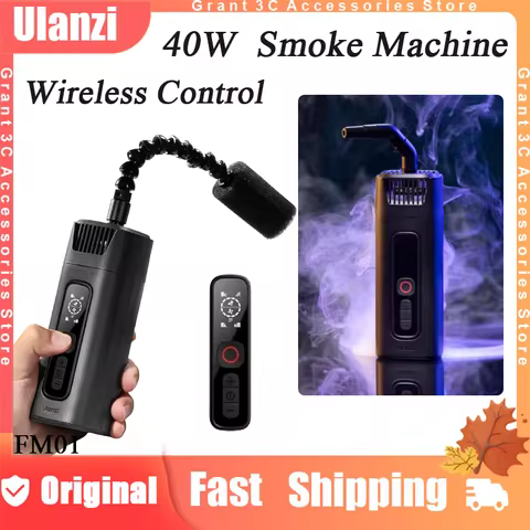Ulanzi FM01 Portable Smoke Machine Custom 40W Wireless Control Dry Ice Fog for Photography Smoke Fil