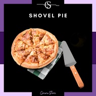 KAYU Wooden Handle Stainless STEEL Kape Spatula/Stainless PIE Cake SHOVEL/FOOD GRADE Spatula/HomeMas