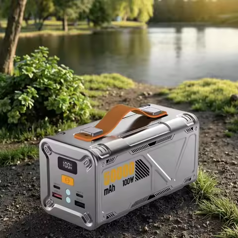 100W Power Bank 50000Mah Fast Charging Mobile Power Banck 50000 10 Usb Customize Computer Powerbank 