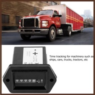 YELGIRL Hour Meter Timer, 12-36V DC Engine Hour Meter, Universal Timer Engine Hour Gauge Boat