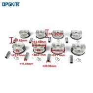 N62B48 4.8L Pistons & Rings Set STD 11257542292 11257831889 11257544952 11257537124 For BMW 550i 650