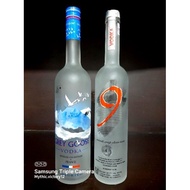 Botol bekas miras unik pajangan Vodka Grey Goose