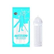 kondom getah berduri tebal condom zakar palsu besar condom sambung silikon berduri reusable crystal 