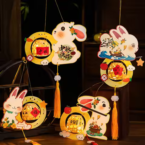 Chinese Lantern Japanese Lantern DIY Paper Lanterns Mid- Autumn Festival Decoration Wedding Party Su