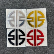 3D Motorcycle Stickers  LOGO Badge Chrome Soft Plastic Decals  For Kawasaki Z H2 NINJA H2R Z800  Z90