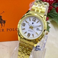 💯% Original Master-Polo Watch set & Women Stainless Steel Watch Jam Tangan Pasangan High Quality Wat