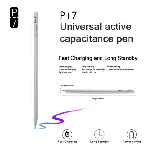 P+7 Universal Stylus BP16 Pen For Android IOS Touch Screen Capacitive Pen For Android IOS Tablet Pho