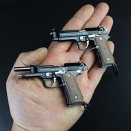 FULL METAL MINI TOY GUN PISTOL KEYCHAIN NOT AIRSOFT NOT BB CANNOT SHOOT M92F BERETTA 92F