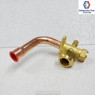 CZ injap servis pembuka gas penghawa dingin luaran  1/4 3/8 1/2 5/8 3/4 sambungan nut paip tembaga  