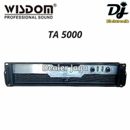 Power Amplifier Wisdom TA 5000 / TA5000 - 2 channel