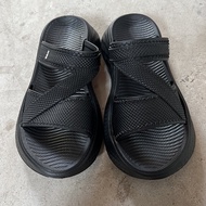 FENTINA Sandal Wanita Korea Sepatu Sandal Wanita Korea Jelly Wedge Platform Tebal Empuk Tali Belakan