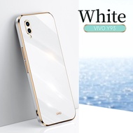 VIVO Y97เคสโลหะชุบหรูหรา VIVOY97 Y97เคสโทรศัพท์กันกระแทก TPU แบบนิ่ม6D