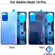 Back Glass Cover For Xiaomi Redmi Note 10 Pro, Back Door Replacement Battery Case, Rear Housing Cover Note10 Pro