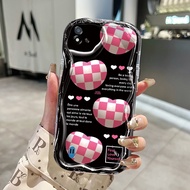 Casing HP For Realme C20 Realme C20A Realme C11 2021 C11 2020 Realme Narzo 50i Case Casing Love Grid