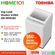 Toshiba Top Load Washing Machine 8.0KG AW-M901BS