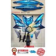 "BERANI JAMIN"100% ORIGINAL HLY YAMAHA Y15ZR V2 CM6 CYAN COVER SET/COVERSET CM6 CYAN Y15ZR/Y15ZR V2 