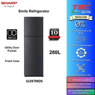 SHARP SJ287MDS  280L 2 Door Refirdgerator Fridge