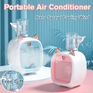 USB Tabletop Mini Aircond Air Cooler เครื่องปรับอากาศพัดลมระบายความร้อน Arctic Air พัดลมตั้งโต๊ะ