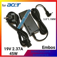Acer Spin 3 SP315-51 Spin 5 SP513-51 SF514-51 Swift 1 SF114-31 Swift 3 SF314-51 19V-2.37A 45W 3.0*1.