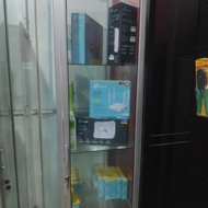 Etalase rak kaca tinggi 2 meter