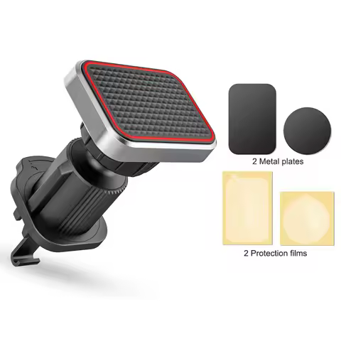 Multifunctional Universal Car Air Vent Magnetic Cell Phone Holder Can Be Rotated 360 Degrees Built-I