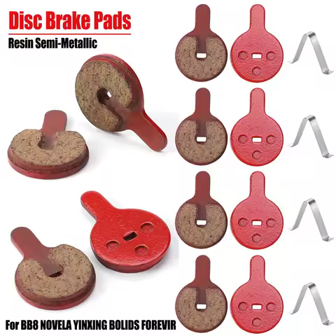 1-10 Pack MTB Bike Resin Semi-Metallic Disc Brake Pads Sport Bicycle Accessories for BB8 NOVELA YINX