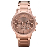 นาฬิกาผู้ชาย Emporio Armani Chrono Rose-gold-tone รุ่น AR2452 ของแท้ 100%