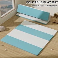 4cm Thickness Baby Mat Playmat Baby Play Mat Foldable PU Leather Floor Mat