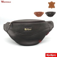 New Arrvials Kickers Signature Premium Leather Pouch Bag ( KIC-W 78687 )