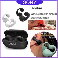 Ambie Sound Earcuffs Earphones Bone Conduction Earring Wireless Bluetooth Headset TWS Earbuds Apply to Sony
