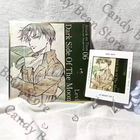 Anime Attack on Titan Levi Ackerman Erwin Eren Jaeger Mikasa Cosplay Coloured Paper Cartoon Color Sh