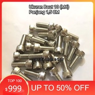 Promo Baut L Nekel 6x15 /baut L stainless 6x15 /Baut Kunci L 10 6x15 m6 panjang 15 cm High Quality T