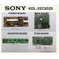 SONY LCD TV KDL-32CX520 32CX520 KDL32CX520 Power Board APS-280 Main Board 1-883-752-93 Inverter Boar