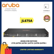 ARUBA 6100 SWITCHES ( P/N: JL675A/ JL676A / JL677A / JL678A /JL679A ) *Support Aruba Central*