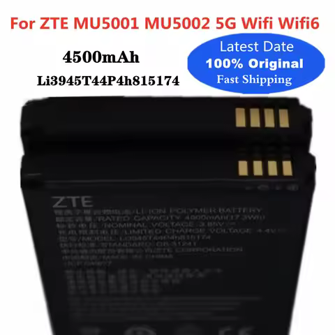 Li3945T44P4h815174 High Quality Original Battery For ZTE MU5001 MU5002 5G Wifi Wifi6 Portable Wirele