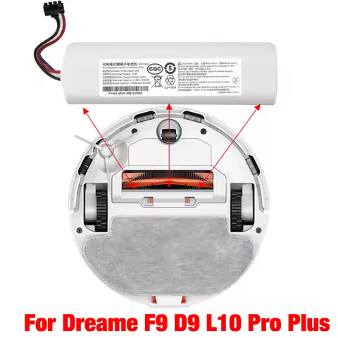 5200-12800mAhLithium-ion Battery Pack P2008-4S2P-MMBK Original For Dreame Robot Vacuum Mop Cleaner D
