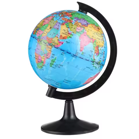 Small World Globe Portable Rotating Globe Suitable for Learning Geography and Decoration of Children