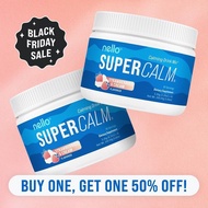 Nello Supercalm Tub (2-Pack): Calming Drink Mix with KSM-66 Ashwagandha, Vitamin D3, Magnesium & L-T