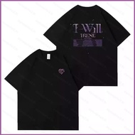 SY3 Red Velvet Bae Ju Hyun Irene I-WILL comfortable soft tee summer T-shirt KPOP Short Sleeve Top YS