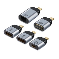 TypeC Male to HDMI2.0 DP1.4 Mini DisplayPort1.4 Female 4K/8K@60Hz Video Adapter, USB-C to HDMI DP mD