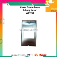Termurah Cover Frame Panasonic WZ1761-8 WZ1761 Stainless Steel Stop Kontak Plat