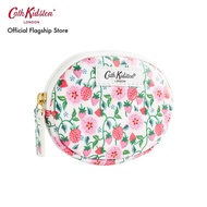 Cath Kidston Oval Coin Purse Strawberry Ditsy Ecru