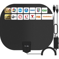 2021 Newest Freeview Indoor TV Aerial,240KM Range HDTV Aerial with Amplifier Signal Booster,High Gai