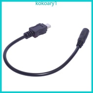 KOKO DC3 5x1 35mm to Mini USB Power Plug Charging Cable Compact and Reliable 20cm 7 87inches Long