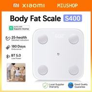 Xiaomi Weight Scale Smart Body Fat Scale S400 Bluetooth 5.0 Dual-Frequency Measurement LED Display
