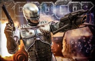 特別版 現貨有保養啡盒未開 hottoys 合金 飛行器 替換 戰損甲 鐵甲威龍 Robocop 3 80年代經典 special edition battle damaged armor mms66