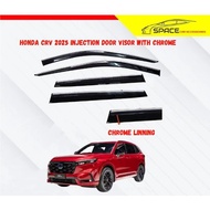 Honda Crv 2025 Chrome Lining Injection Door Visor