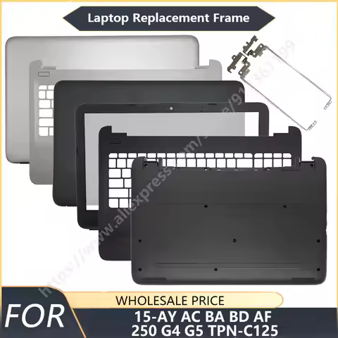 NEW For Pavilion 15-AY AC BA BD AF 250 G4 G5 TPN-C125 Laptop LCD Back Cover Front Bezel Palmrest Bot